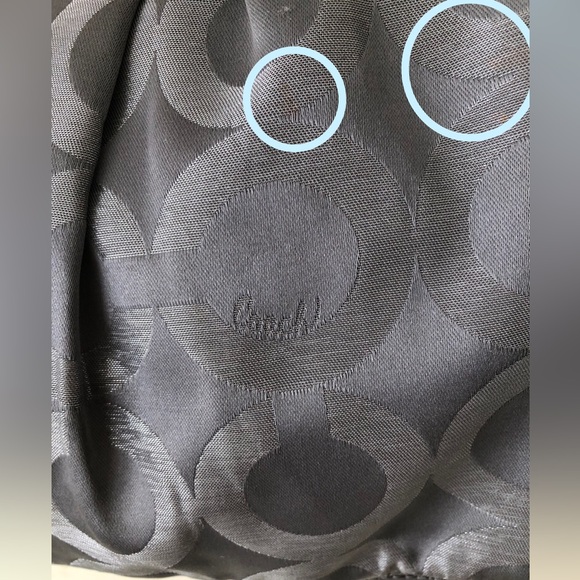 Coach Hobo Style Shoulder Bag F1073 Large Purse Gray. - Picture 14 of 15